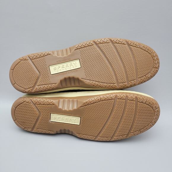 Sperry Top-Sider Billfish 3-Eye Dark Tan Boat Shoe Men's size 12 M - Picture 10 of 14